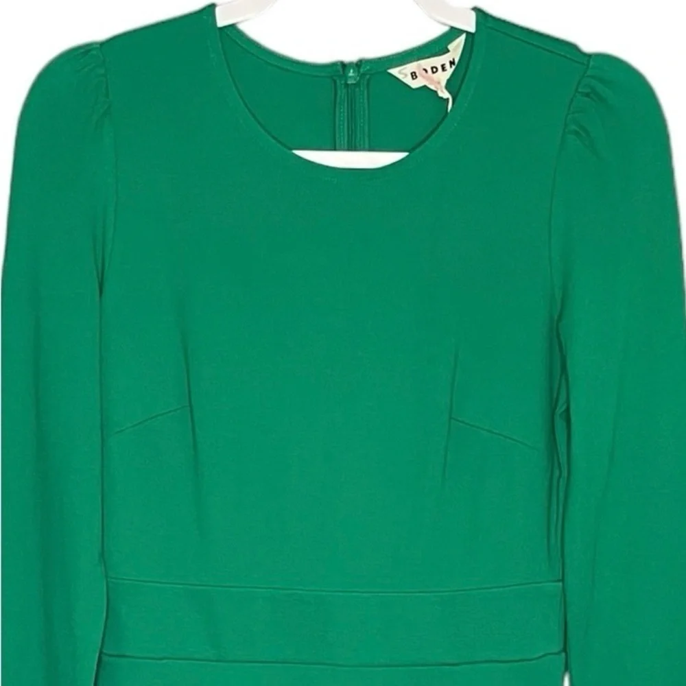 Boden Sabrina Ponte Knit Dress Veridian Green NWT - Picture 4 of 14
